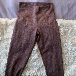Aerie Offline Brown Leopard Leggings
